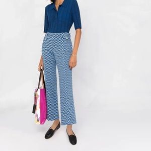 Marni high waisted blue checker geometric pant la garconne totokaelo 36 XS S 2 4